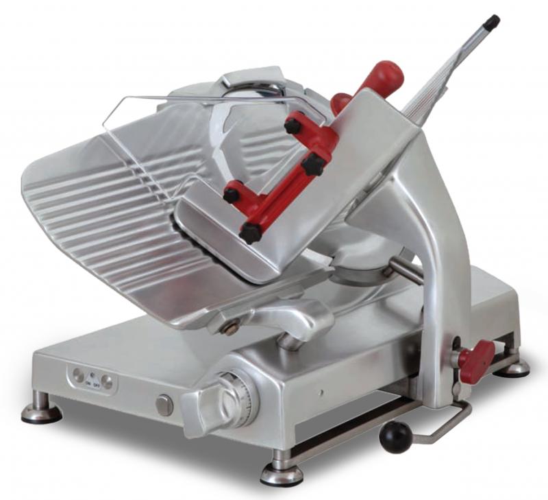 Omas 13″ Blade Gear-Driven Heavy-Duty Slicer with Plexiglass Protection | Trento