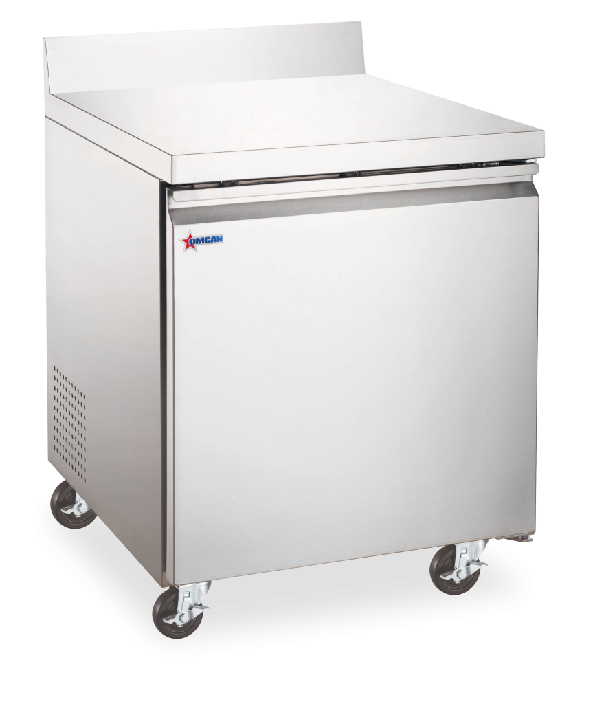 27″ Worktop Refrigerator with Backsplash 5 cu.ft/154L Capacity