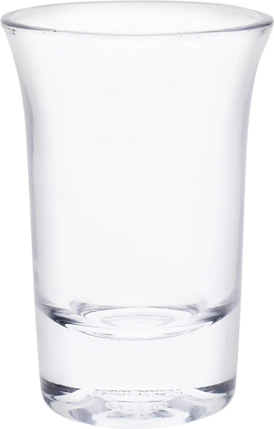 1.25 Oz Uno Shot Glass, Set Of 12 - 8817B
