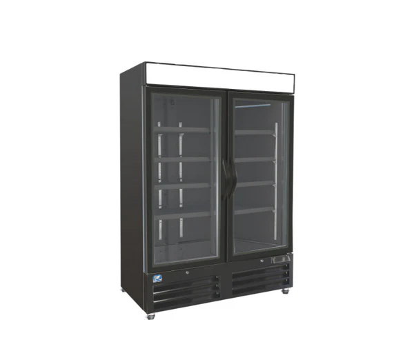 Display glass Freezer BLACK/ BLACK COLDZONE-F49-G2/B