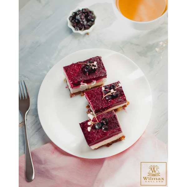 Rolled Rim Dessert Plate WL‑991012/A (Set of 12 Pieces)